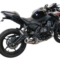 GPR exhaust compatible with  Kawasaki Z 650 2017-2020, M3 Inox , full system exhaust legal for UK and non-EU countries including removable db killer 