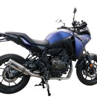 GPR exhaust compatible with  Yamaha Tracer 700 2016-2019, M3 Inox , Homologated legal full system exhaust, including removable db killer and catalyst 