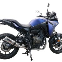 GPR exhaust compatible with  Yamaha Tracer 700 2016-2019, M3 Inox , Homologated legal full system exhaust, including removable db killer and catalyst 