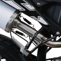 GPR exhaust compatible with  Aprilia Sx 125 2021-2024, Furore Evo4 Poppy, Slip-on exhaust legal for UK and non-EU markets including link pipe and removable db killer 