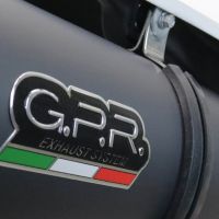 GPR exhaust compatible with  Beta RR 125 4T Enduro 2019-2020, Furore Evo4 Poppy, Homologated legal slip-on exhaust including removable db killer, link pipe and catalyst 