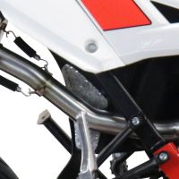 GPR exhaust compatible with  Beta RR 125 4T Enduro 2019-2020, Furore Evo4 Poppy, Homologated legal slip-on exhaust including removable db killer, link pipe and catalyst 