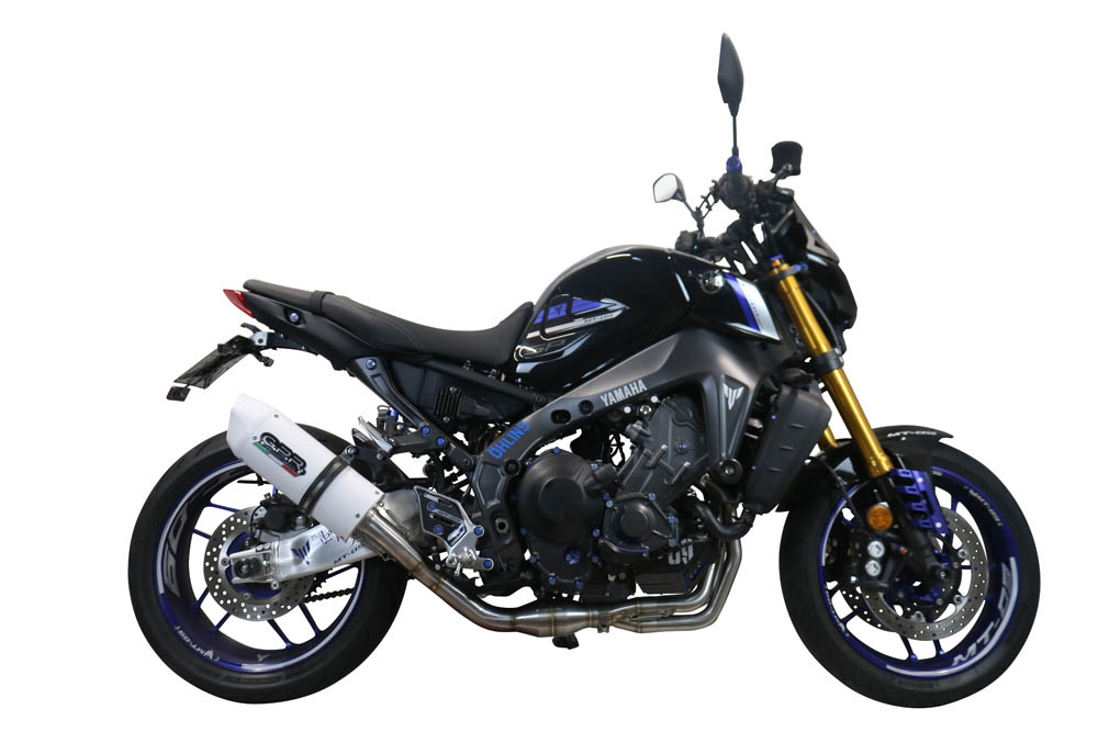 GPR exhaust compatible with  Yamaha Mt-09 2021-2023, Albus Evo4, full system exhaust legal for UK and non-EU countries including removable db killer 