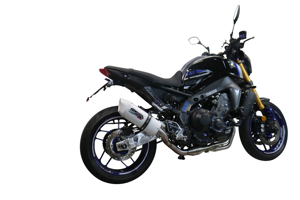 GPR exhaust compatible with  Yamaha Mt-09 2021-2023, Albus Evo4, full system exhaust legal for UK and non-EU countries including removable db killer 