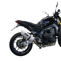 GPR exhaust compatible with  Yamaha Mt-09 2021-2023, Albus Evo4, full system exhaust legal for UK and non-EU countries including removable db killer 