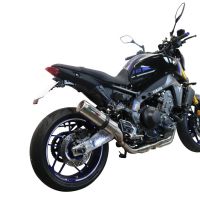 GPR exhaust compatible with  Yamaha Mt-09 2021-2024, M3 Inox , full system exhaust legal for UK and non-EU countries including removable db killer 