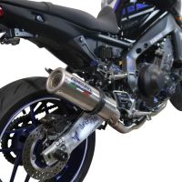 GPR exhaust compatible with  Yamaha Mt-09 2021-2024, M3 Inox , full system exhaust legal for UK and non-EU countries including removable db killer 