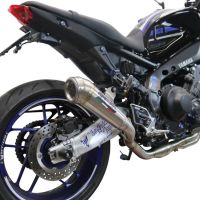 GPR exhaust compatible with  Yamaha Mt-09 2021-2023, Powercone Evo, Homologated legal full system exhaust, including removable db killer and catalyst 