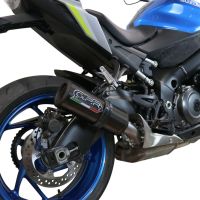 GPR exhaust compatible with  Suzuki Gsx-S 1000 GT 2015-2016, M3 Titanium Natural, Homologated legal slip-on exhaust including removable db killer and link pipe 