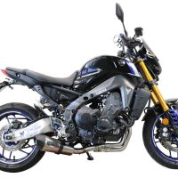 GPR exhaust compatible with  Yamaha Mt-09 2021-2024, Gpe Ann. titanium, full system exhaust legal for UK and non-EU countries including removable db killer 