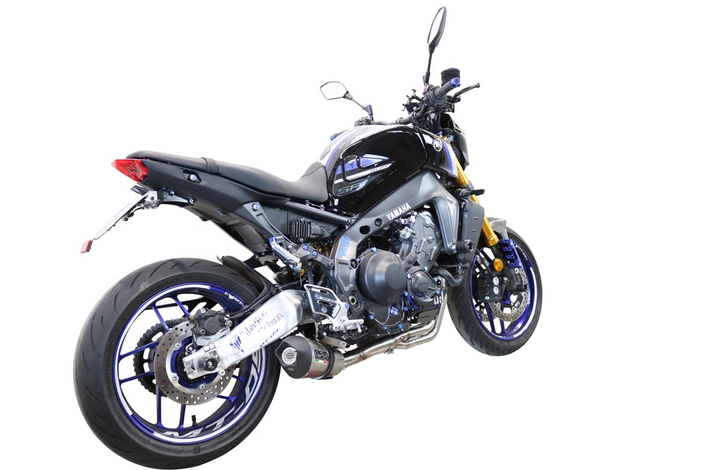 GPR exhaust compatible with  Yamaha Mt-09 2021-2024, Gpe Ann. titanium, full system exhaust legal for UK and non-EU countries including removable db killer 