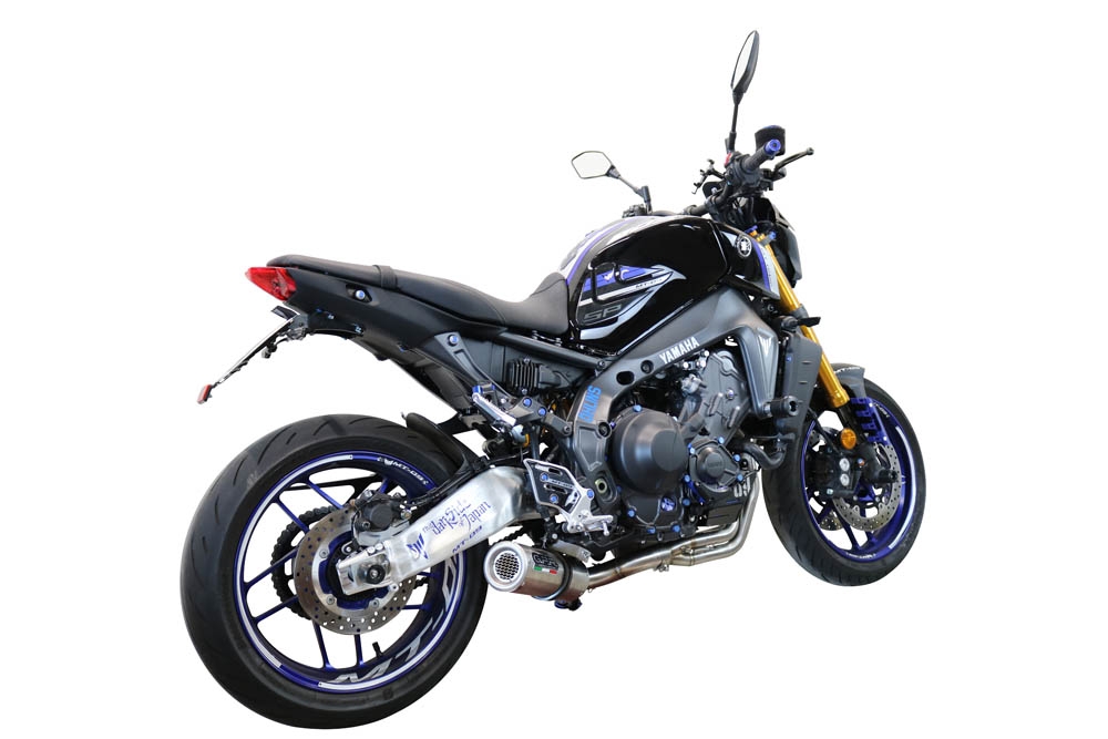 GPR exhaust compatible with  Yamaha Mt-09 2021-2024, M3 Inox , full system exhaust legal for UK and non-EU countries including removable db killer 