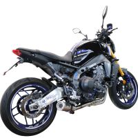 GPR exhaust compatible with  Yamaha Mt-09 2021-2024, M3 Inox , full system exhaust legal for UK and non-EU countries including removable db killer 