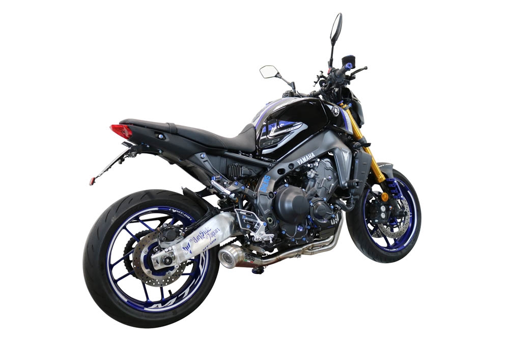 GPR exhaust compatible with  Yamaha Mt-09 2021-2024, Powercone Evo, full system exhaust legal for UK and non-EU countries including removable db killer 