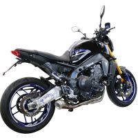 GPR exhaust compatible with  Yamaha Mt-09 2021-2024, Powercone Evo, full system exhaust legal for UK and non-EU countries including removable db killer 