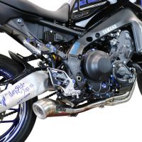 GPR exhaust compatible with  Yamaha Mt-09 2021-2024, Powercone Evo, full system exhaust legal for UK and non-EU countries including removable db killer 