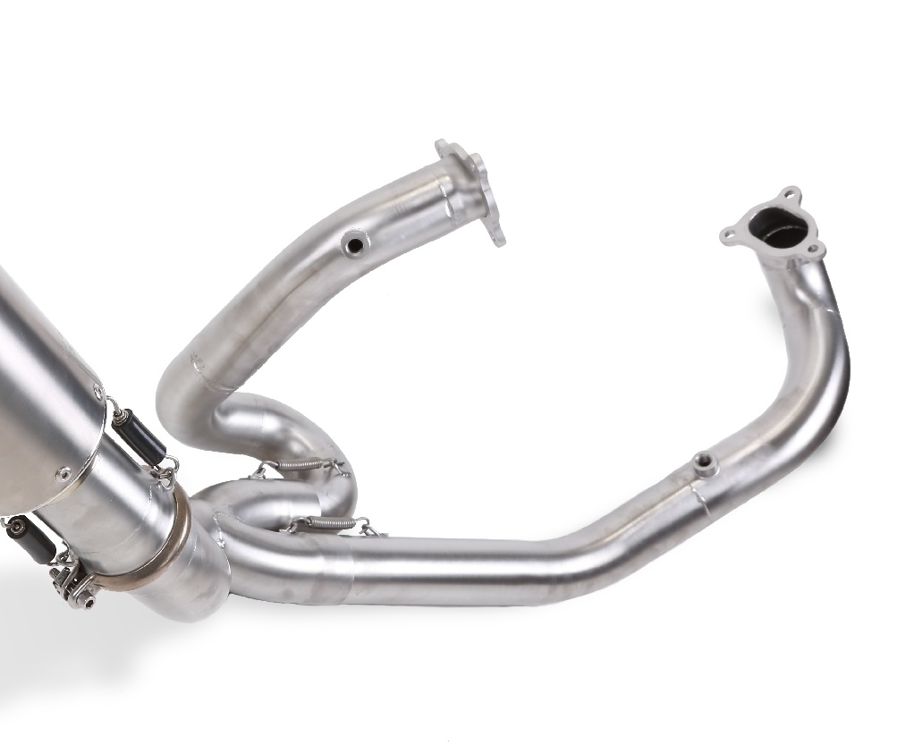 GPR exhaust compatible with  Ktm LC 8 Super Adventure 1290  R 2021-2024, Sonic Titanium, full system exhaust legal for UK and non-EU countries including removable db killer 