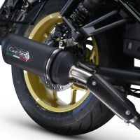 GPR exhaust compatible with  Honda Cmx 1100 Rebel 2021-2024, Ghisa , Homologated legal slip-on exhaust including removable db killer and link pipe 