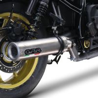 GPR exhaust compatible with  Honda Cmx 1100 Rebel 2021-2024, M3 Inox , Homologated legal slip-on exhaust including removable db killer and link pipe 