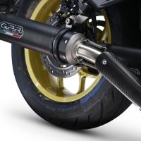 GPR exhaust compatible with  Honda Cmx 1100 Rebel 2021-2024, M3 Black Titanium, Homologated legal slip-on exhaust including removable db killer and link pipe 