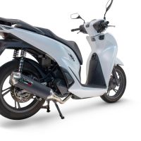 GPR exhaust compatible with  Honda SH 125 2024-2025, Pentascooter, Homologated silencer for noise including full line,db killer and catalyst compliant for inspection 