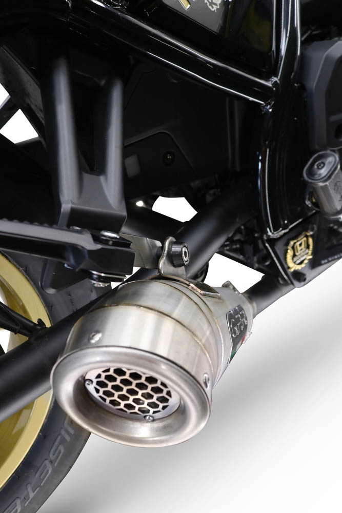 GPR exhaust compatible with  Honda Cmx 1100 Rebel 2021-2024, Powercone Evo, Homologated legal slip-on exhaust including removable db killer and link pipe 