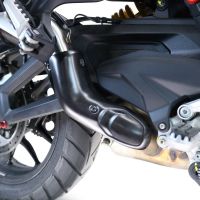 GPR exhaust compatible with  Ducati Multistrada V4 Grand Tour 2024-2025, Dual Poppy, Homologated legal slip-on exhaust including removable db killer and link pipe 