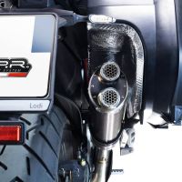 GPR exhaust compatible with  Ducati Multistrada V4 - S 2022-2024, Dual Poppy, Homologated legal slip-on exhaust including removable db killer and link pipe 