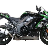 GPR exhaust compatible with  Kawasaki Ninja 1000 Sx 2020-2020, Albus Evo4, Homologated legal slip-on exhaust including removable db killer and link pipe 