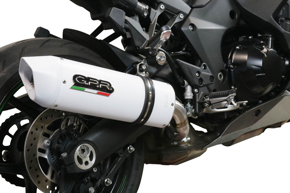 GPR exhaust compatible with  Kawasaki Ninja 1000 Sx 2020-2020, Albus Evo4, Homologated legal slip-on exhaust including removable db killer and link pipe 