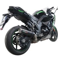 GPR exhaust compatible with  Kawasaki Ninja 1000 Sx 2020-2020, M3 Black Titanium, Homologated legal slip-on exhaust including removable db killer and link pipe 