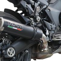 GPR exhaust compatible with  Kawasaki Ninja 1000 Sx 2020-2020, M3 Black Titanium, Homologated legal slip-on exhaust including removable db killer and link pipe 