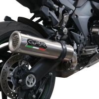 GPR exhaust compatible with  Kawasaki Ninja 1000 Sx 2021-2024, M3 Inox , Homologated legal slip-on exhaust including removable db killer and link pipe 