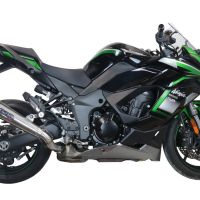 GPR exhaust compatible with  Kawasaki Ninja 1000 Sx 2020-2020, Powercone Evo, Homologated legal slip-on exhaust including removable db killer and link pipe 