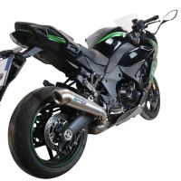 GPR exhaust compatible with  Kawasaki Ninja 1000 Sx 2020-2020, Powercone Evo, Homologated legal slip-on exhaust including removable db killer and link pipe 