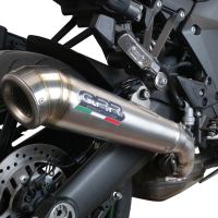 GPR exhaust compatible with  Kawasaki Ninja 1000 Sx 2020-2020, Powercone Evo, Homologated legal slip-on exhaust including removable db killer and link pipe 