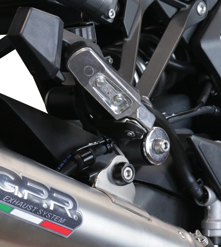 GPR exhaust compatible with  Kawasaki Ninja 1000 Sx 2020-2020, Powercone Evo, Homologated legal slip-on exhaust including removable db killer and link pipe 