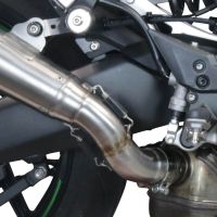 GPR exhaust compatible with  Kawasaki Ninja 1000 Sx 2020-2020, Powercone Evo, Homologated legal slip-on exhaust including removable db killer and link pipe 