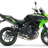 GPR exhaust compatible with  Kawasaki Versys 650 2017-2020, M3 Inox , full system exhaust legal for UK and non-EU countries including removable db killer 