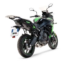 GPR exhaust compatible with  Kawasaki Versys 650 2023-2024, Powercone Evo, Homologated silencer for noise including full line,db killer and catalyst compliant for inspection 