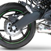 GPR exhaust compatible with  Kawasaki Versys 650 2015-2016, Satinox , Homologated legal full system exhaust, including removable db killer 