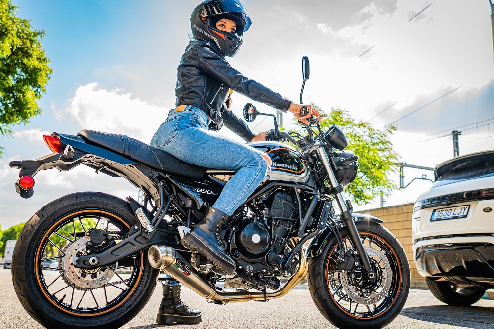 GPR exhaust compatible with  Kawasaki Z 650 RS 2021-2023, Powercone Evo, full system exhaust legal for UK and non-EU countries including removable db killer 