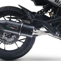 GPR exhaust compatible with  Moto Morini Seiemmezzo Str 2022-2024, Furore Evo4 Nero, Homologated legal Mid-full system exhaust, including removable db killer and catalyst  