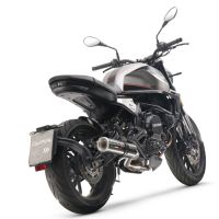 GPR exhaust compatible with  Moto Morini Seiemmezzo Str 2022-2024, M3 Poppy , Mid-full system exhaust legal for UK and non-EU markets including removable db killer 