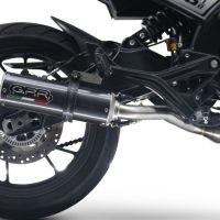 GPR exhaust compatible with  Moto Morini Seiemmezzo Str 2022-2024, M3 Poppy , Mid-full system exhaust legal for UK and non-EU markets including removable db killer 