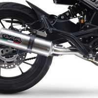 GPR exhaust compatible with  Moto Morini Seiemmezzo Scr 2022-2024, M3 Inox , Homologated legal Mid-full system exhaust, including removable db killer and catalyst  