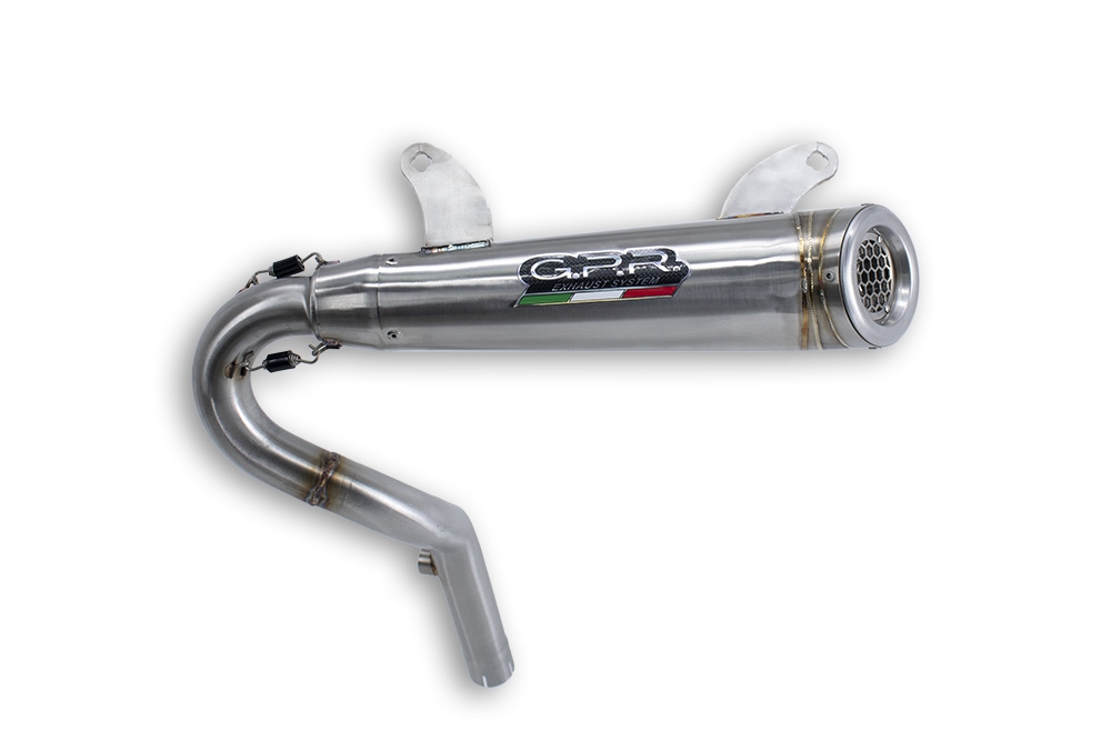 GPR exhaust compatible with  Can Am Outlander Max 450 DPS 2017-2023, Powercone Evo, Slip-on exhaust legal for UK and non-EU markets including link pipe and removable db killer 