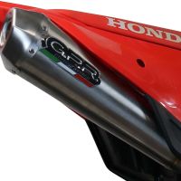 GPR exhaust compatible with  Kawasaki KLX 140G 2017-2020, Pentacross Inox, Racing full system exhaust, including removable db killer/spark arrestor 