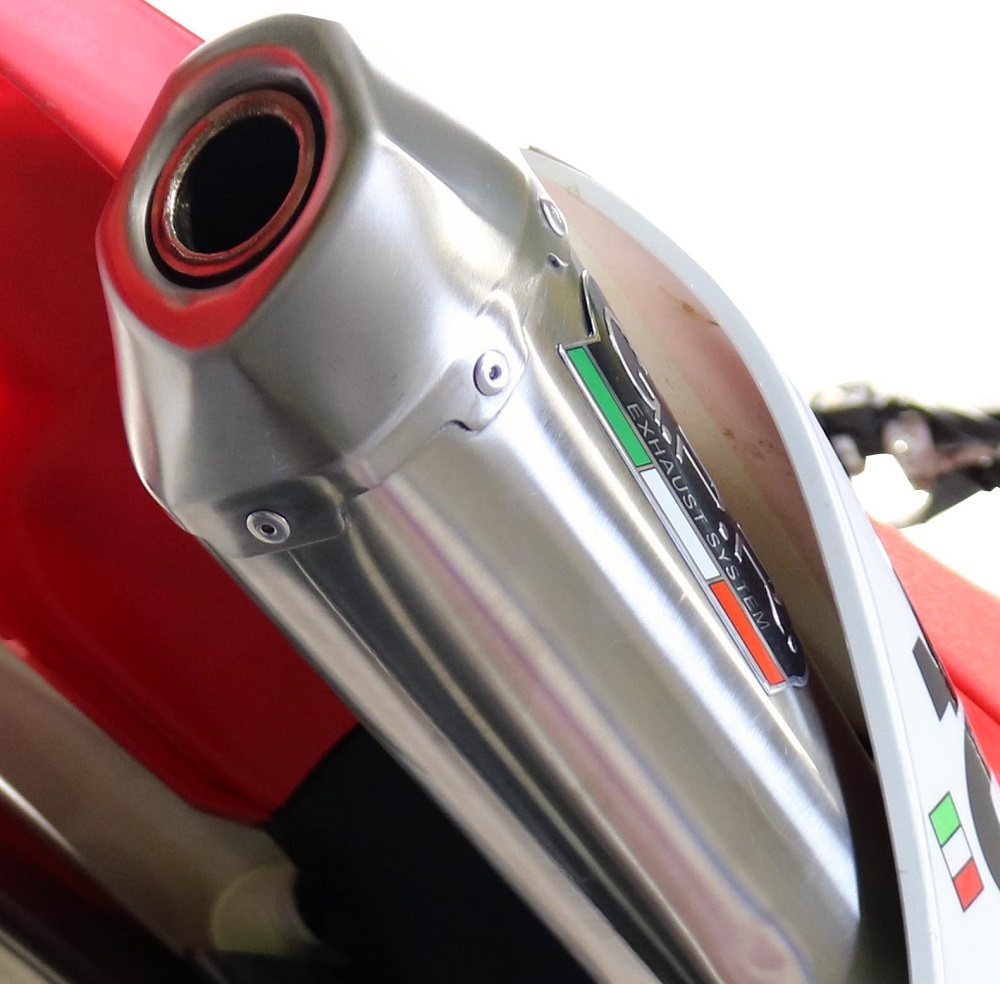 GPR exhaust compatible with  Kawasaki KLX 140G 2017-2020, Pentacross Inox, Racing full system exhaust, including removable db killer/spark arrestor 