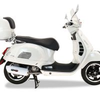 GPR exhaust compatible with  Piaggio Vespa Gts 250 I.E. 2005-2015, Albus Ceramic, full system exhaust legal for UK and non-EU countries including removable db killer 